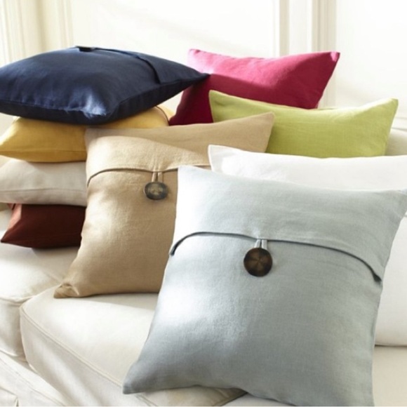 SOLD ON MERCARI - Pottery Barn Linen Pillow Cover - Picture 7 of 8